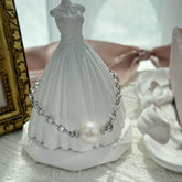 Moonlit Gleam · Large Pearl Bracelet